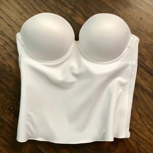 Strapless corset bra 36C